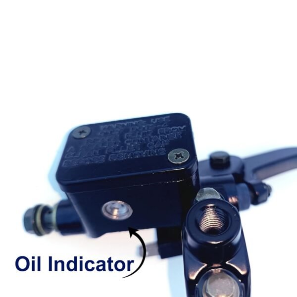 Revolt RV400 Master Cylinder with Mirror Attachment (Right) - Image 3