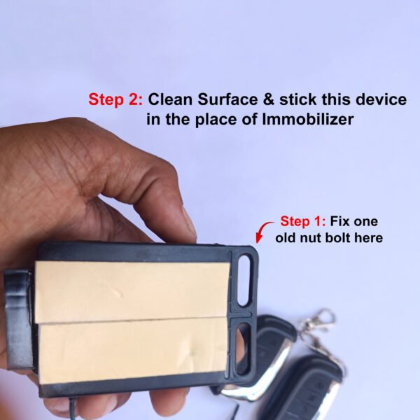 Alternative Immobilizer for Revolt RV 400 – Remote Set (Type 1) Without Wheel Lock - Image 3