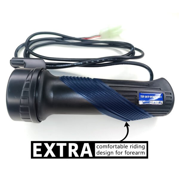Revolt RV 400 Electric Bike Throttle with Forearm Support – Ergonomic Grip for Long Rides - Image 2