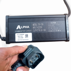 72V 10A Lithium-ion Fast Charger (84V Output) Compatible with Revolt RV400 / BRZ / RV1 / RV1+ / Blaze